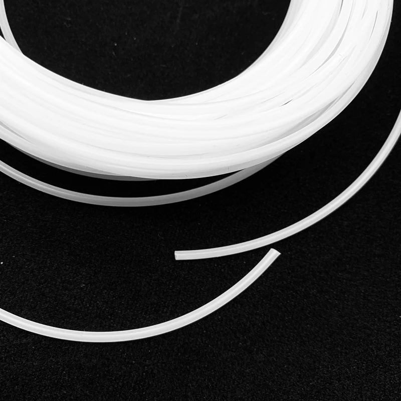 PTFE チューブ ID0.6 0.8 1 1.2 1.5 1.6 1.8 ミリメートル F4 F46 PTFE FEP PFA キャピラリー絶縁ホース剛性パイプ温度耐食性