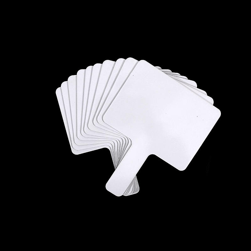 10Pcs Dry Erase Answer Paddles Handheld Double Sided Paddle Mini White Boards Small White Board Dry Erase Signs Auction Paddl
