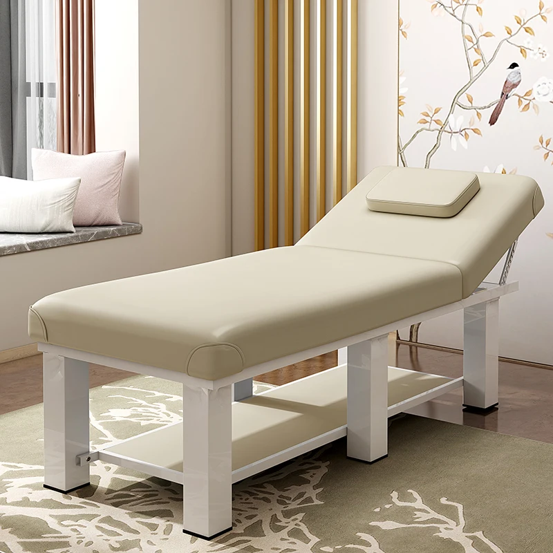 Espreguiçadeira de massagem reclinável, estética, funcional, dobrável, salão de beleza, cosméticos, móveis de beleza mq50mb