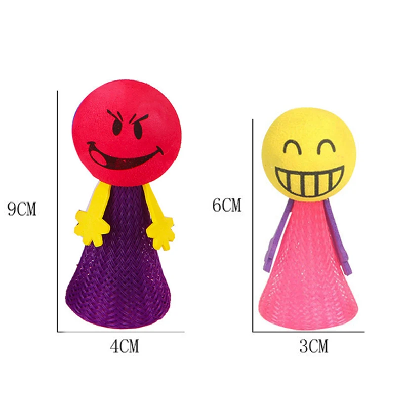10 stks Leuke Springen Pop Lente Speelgoed voor Kinderen Verjaardagsfeestje Gunsten Behandelen Jongen Meisje Gast Geschenken School Prijs Goodie Bag vulstoffen