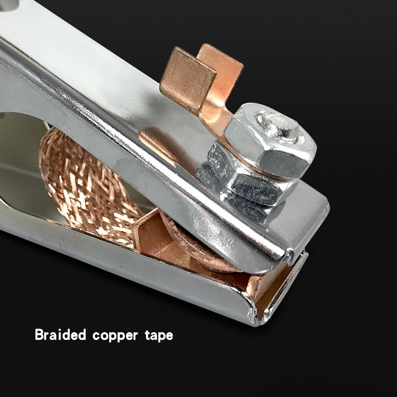 1Pc 300Amp Morsetto per cavo Morsetto di terra Elettrodo di saldatura Morsetto di terra Morsetto per elettrodo Saldatore Macchine utensili Strumenti per clip per cavi