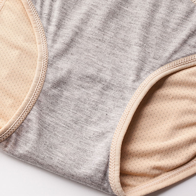 หลังคลอด PLUS ขนาดกางเกงคลาสสิก LeakProof ผู้หญิงประจําเดือน Breathable Fast ดูดซับเอวสูงหญิงชุดชั้นในระยะเวลา