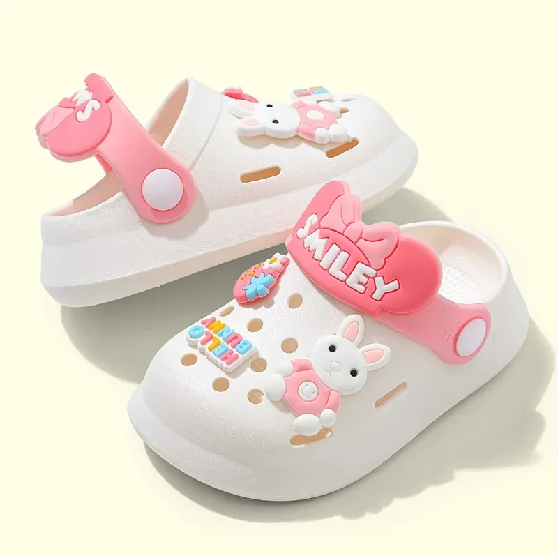 Chinelos Sandálias de sapato de bebê Mules Sandálias respiráveis para meninos e meninas com sola macia para atividades internas e externas e design antiderrapante
