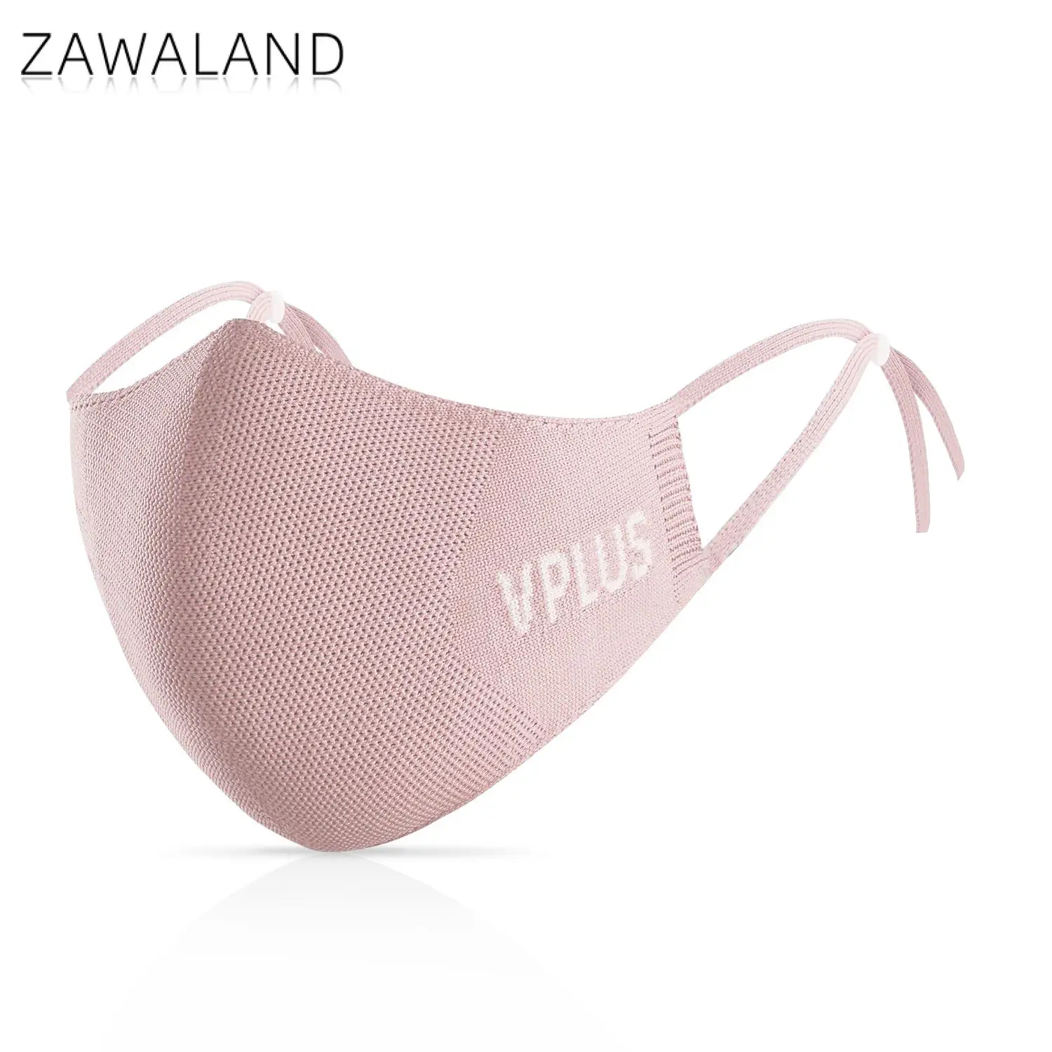 หน้ากาก vplus ผ้าฝ้ายสำหรับผู้หญิงหน้ากากป้องกันปากแบบลำลองสีชมพูสีดำผู้ชายได้