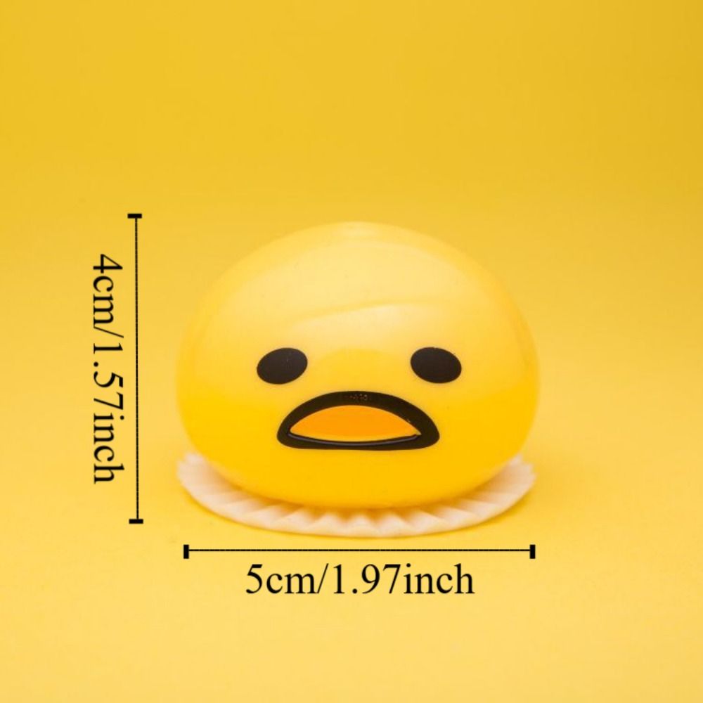 Puking gema de ovo bola de estresse com gota amarela aliviar o estresse brinquedo engraçado espremer complicado antiestresse desgustando ovo brinquedo crianças presente
