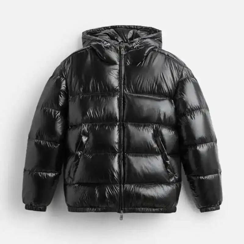 HKSH Herfst Winter Nieuwe heren Tij Donker Elegant Eenvoudig Gewatteerde Jas Katoenen Jas Met Capuchon Casual Ins Fashion Chic Rits Top HK3588