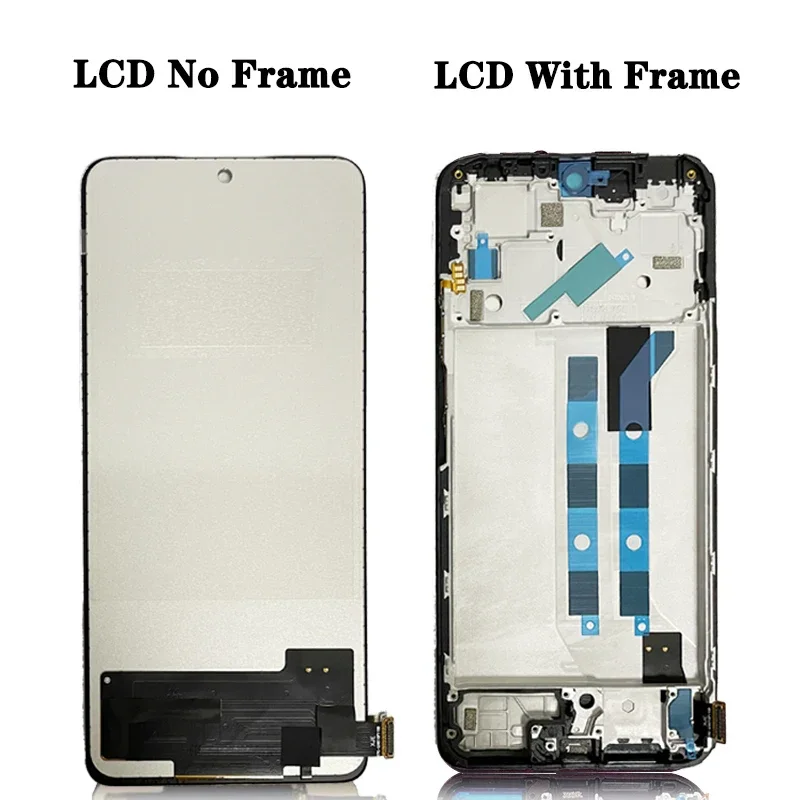 Chất Lượng Cao Dành Cho Xiaomi Redmi Note 11 Pro LCD 2201116TG Bộ Số Hóa Màn Hình Cảm Ứng Có Khung Cho Redmi Note11Pro 5G 21091116I Màn Hình LCD