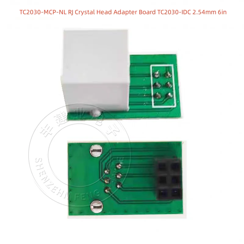 TC2030-IDC-NL-10 6-Pin Plug-of-Nails™ Spring-Pin Cable 1PCS