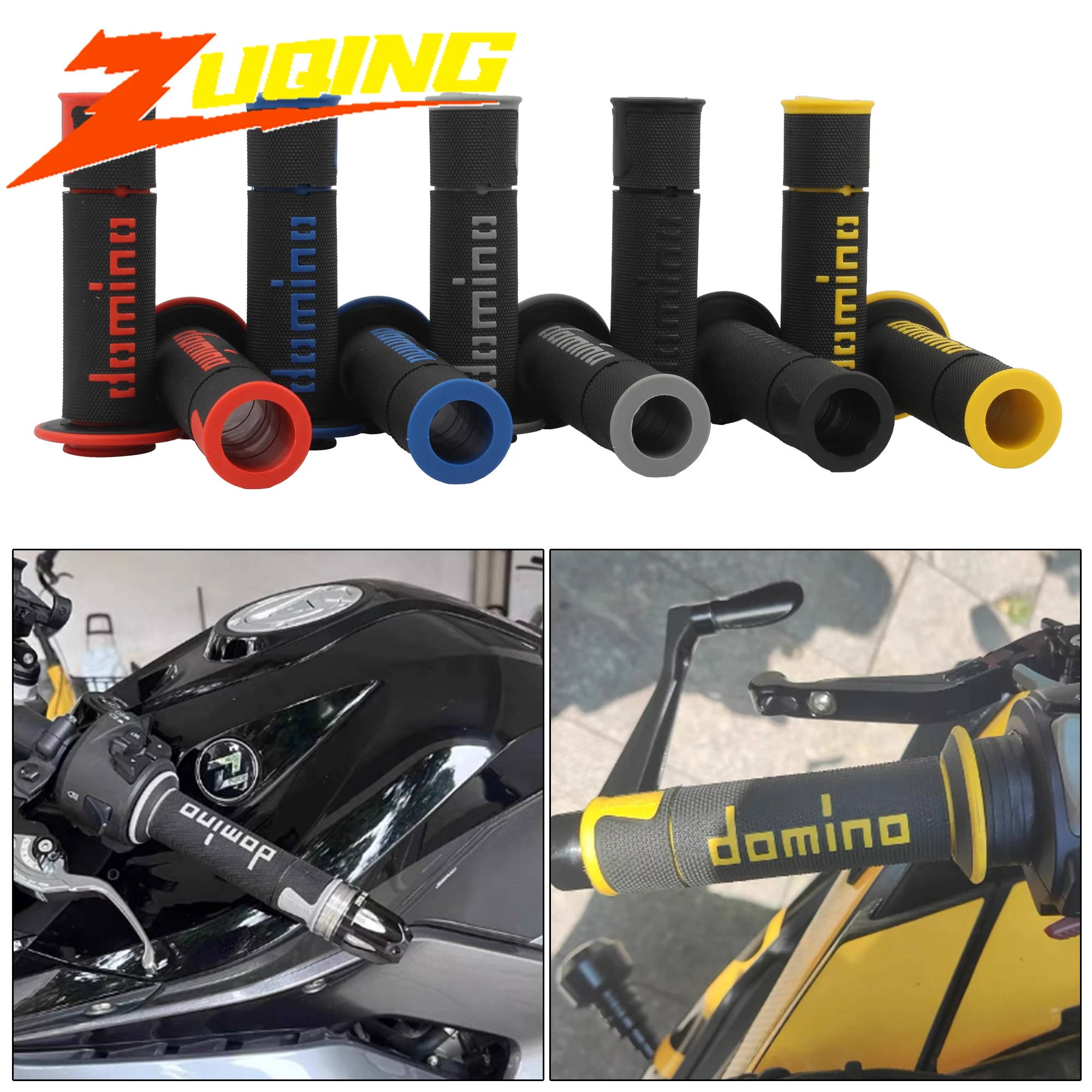 Universal 7/8 "22 24mm รถจักรยานยนต์ Handlebar Grips สําหรับ KTM Honda Yamaha Suzuki Dirt PIT BIKE Racing Motocross Handle อุปกรณ์เสริม