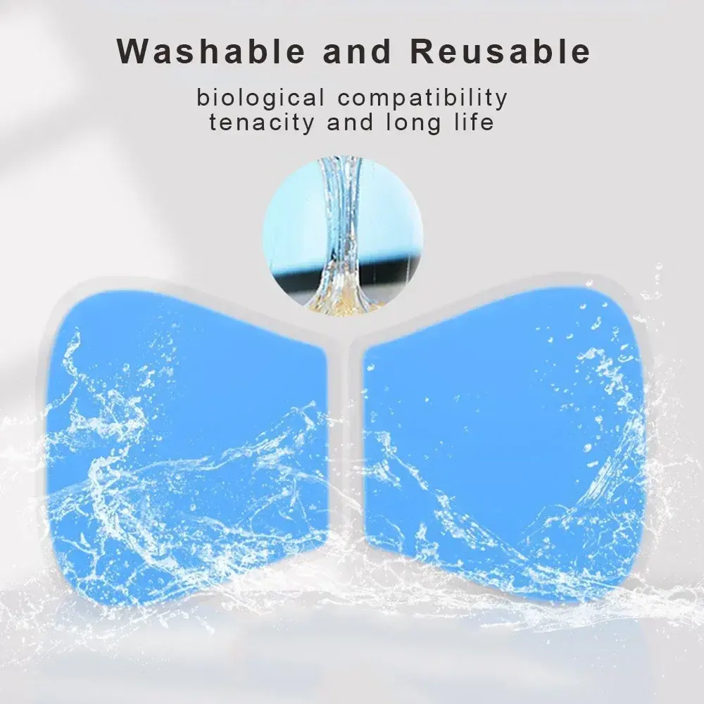 Neck Massager Gel Pads Trainer Hip Exerciser Replacement Slimming Tens Body Massager Patch Muscle Stimulator Sticker Gels