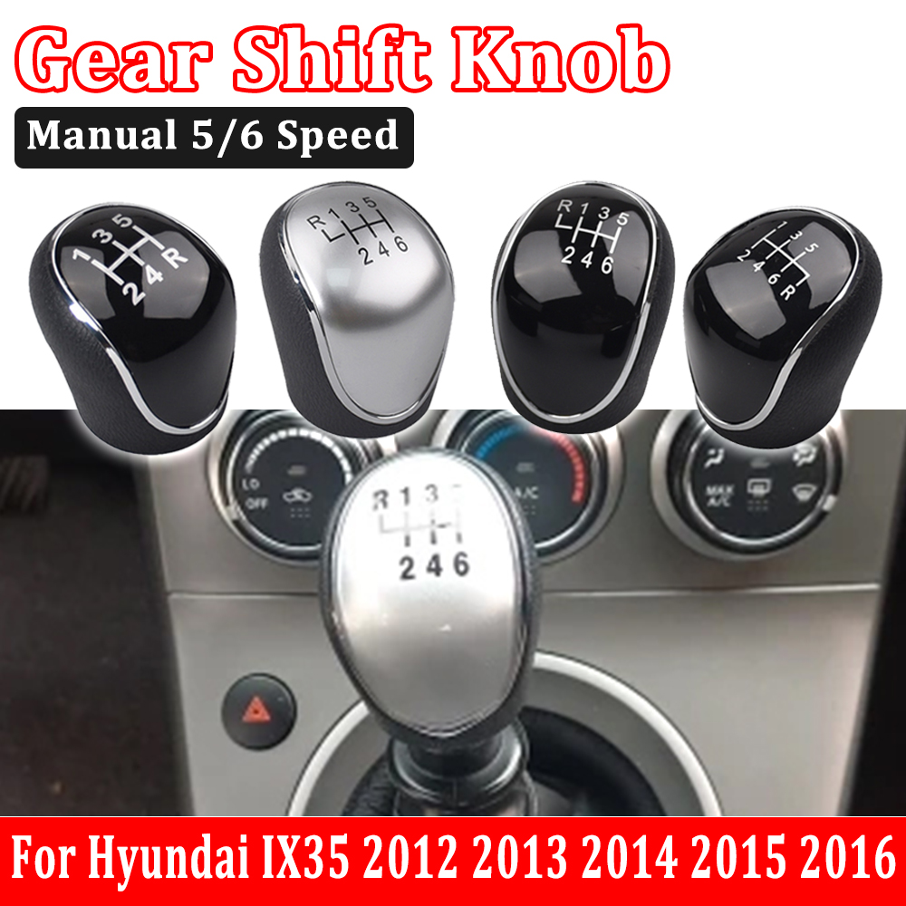 Perilla de palanca de cambios de 5/6 velocidades para Hyundai IX35 2012 2013 2014 2015 2016 piezas de coche accesorios de automóvil