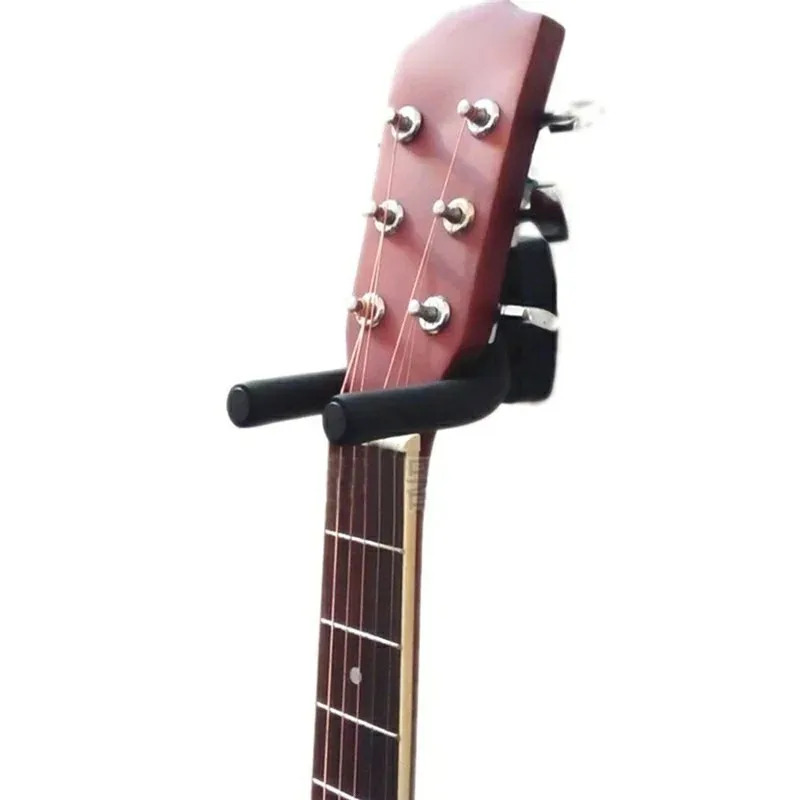 Gancio per montaggio a parete per chitarra Gancio per chitarra nero Gancio da parete per chitarre di tutte le dimensioni Basso Mandolino Banjo Ukulele