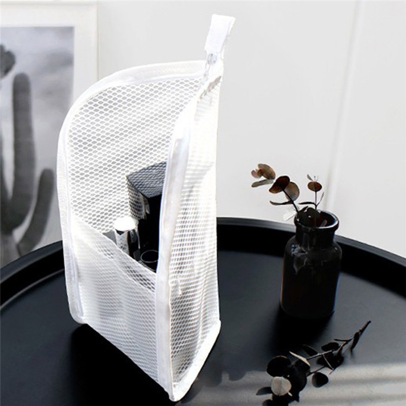 Borsa per cosmetici da donna in rete EVA Borsa da viaggio per trucco Organizzatore Borsa per trucco femminile Custodia da toilette portatile piccola e grande