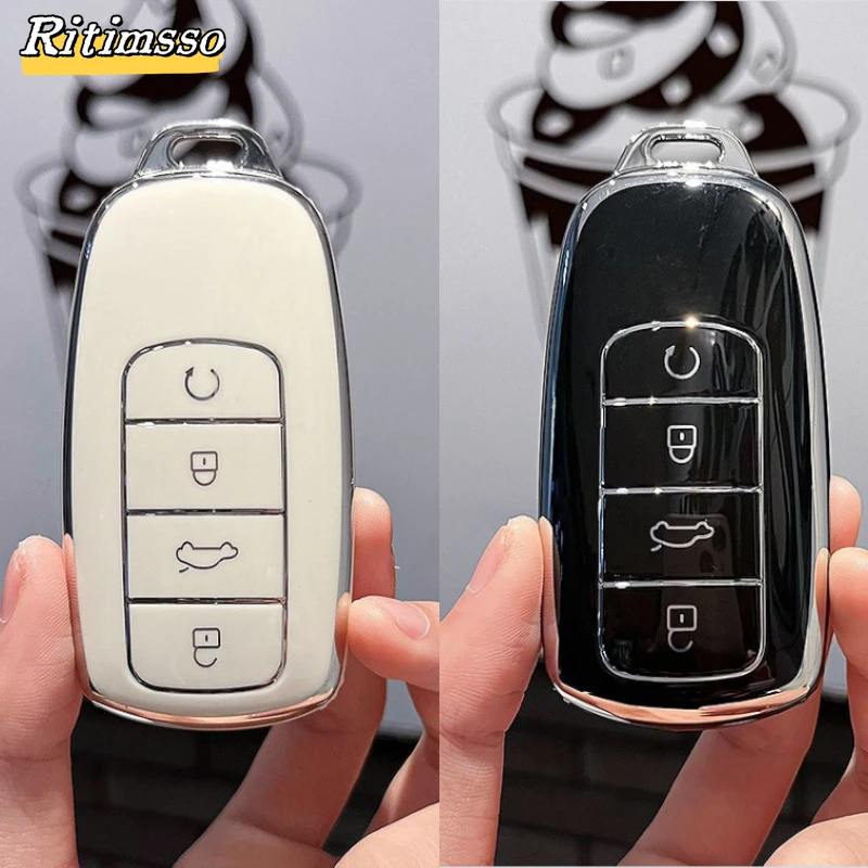Funda para llave de coche de TPU a la moda para Chery Tiggo 8 Pro Tiggo 8plus nuevo 5 Plus 7pro Omoda 5 Protector de llave de coche accesorios Fob