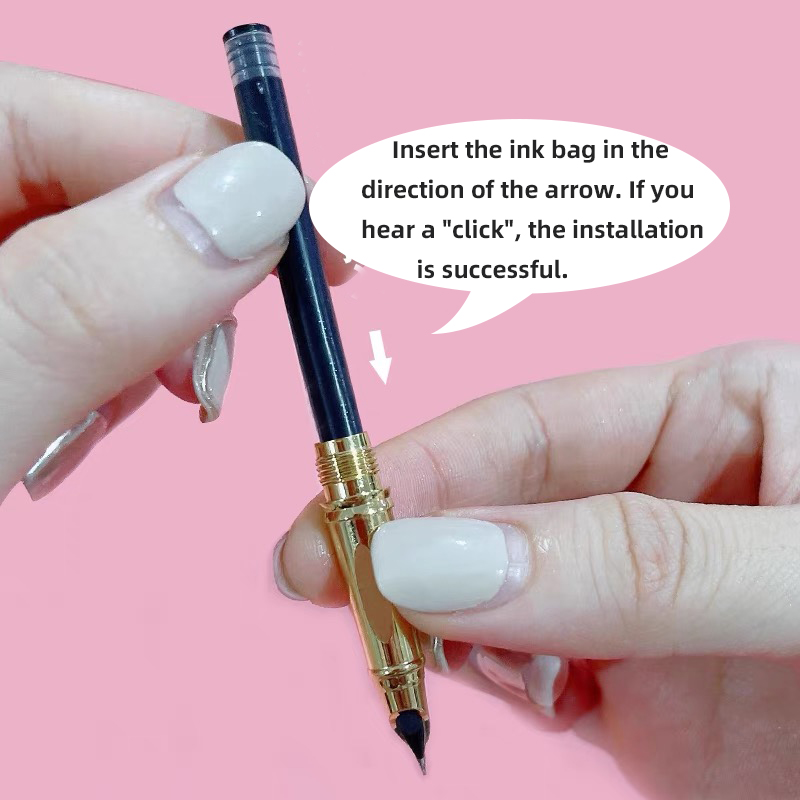 Metall Holzmaserung Füllfederhalter Schulbedarf Stifte Student für Kugelschreiber Schreibwaren Füllfederhalter Hohe Qualität