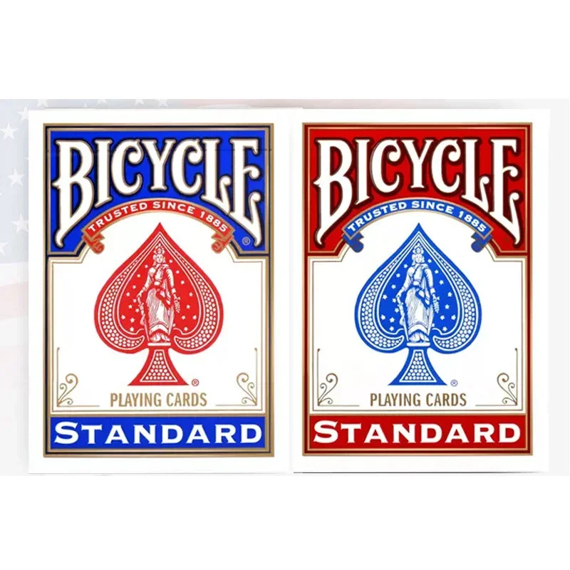 1 Stück blau/rot Original Fahrradpapier Spielkarten Rider Back Standard Decks Pokerkarten