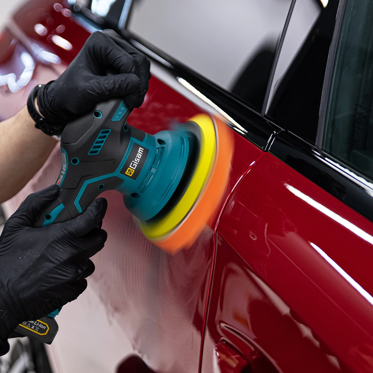 Gismo 8Gear Display Digitale Cordless Lucidatrice Per Auto Lucidatrice Elettrica Auto Car Ceretta Lucidatrice Per Makita 18V Batteria Spille