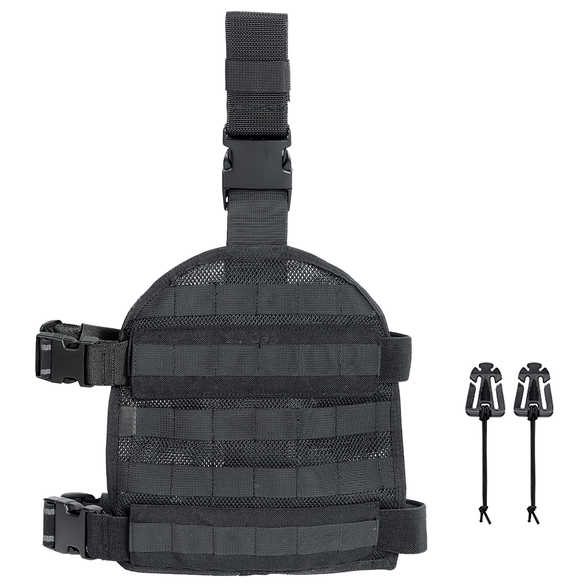 TAFTACFR Tactical Heavy Duty Malha MOLLE Drop Leg Plataforma Painel Universal com Cinto Ajustável & Coxa Correias