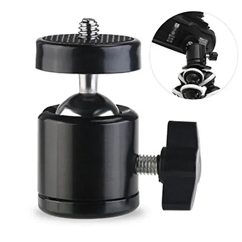 Camera Ball Head 360 Degree Swivel Tripod Ballhead Phone Stand Monopod Mount Adapter For DSLR Cameras Tripod Mount Adapter