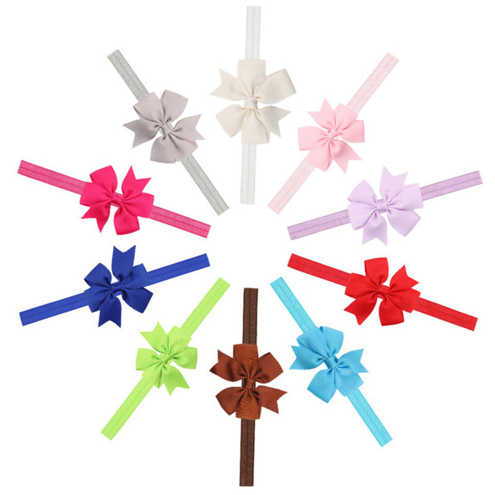 Baby Stirnband Mädchen Neugeborene Kinder Kinder Gummibandage Bands Gummibänder Haarschmuck Haarbänder Kleidung Schleife Fotografie
