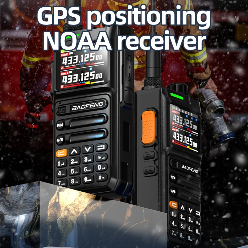 Baofeng UV26 Walkie Talkie GPS APSR Multi Band Bluetooth Programming Recording Wirless Copy Frequency Type-C Long Range Two Way