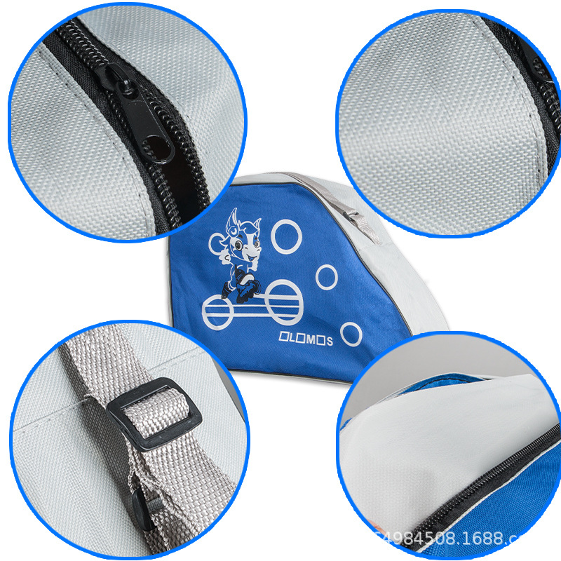 Tragbare Kinder Eis Inline Rollschuh Schuhe Tasche Helm tragbare Trage tasche Oxford wasserdichte Eislauf tasche