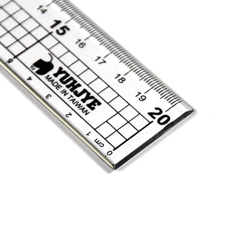 30cm/20cm Quilters Ruler with Double Colored and Grid Lines Patchwork Acrylic Sewing Ruler for Sewing Quilting Cutting Ruler