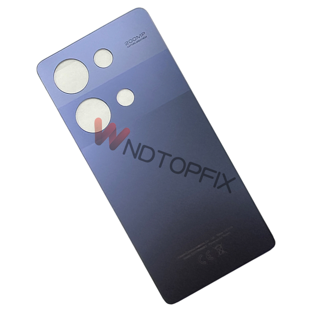 Nuevo para Xiaomi Redmi Note 13 Pro 4G cubierta de batería Panel de vidrio trasero funda carcasa trasera Note 13Pro 4G cubierta trasera de batería funda de puerta