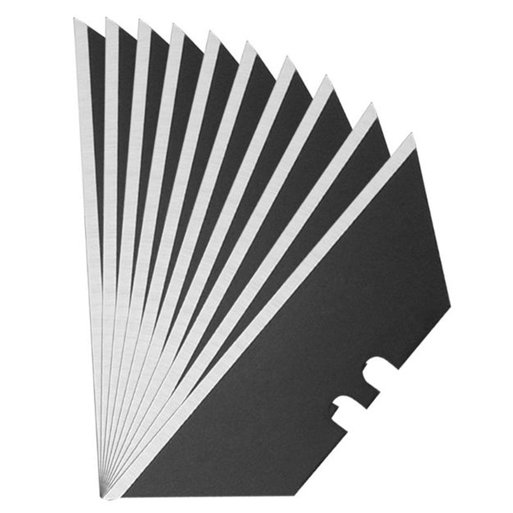 Set da 30 pezzi Lama trapezoidale Lama di ricambio Art Craft CutterTool Lama multifunzione in acciaio al carbonio Custodia trasparente