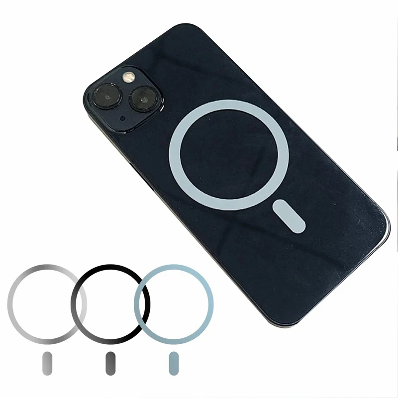 per anello piastra magnetica Magsafe Supporto adesivo universale in metallo Caricatore wireless Lamiera metallica per supporto magnetico per auto