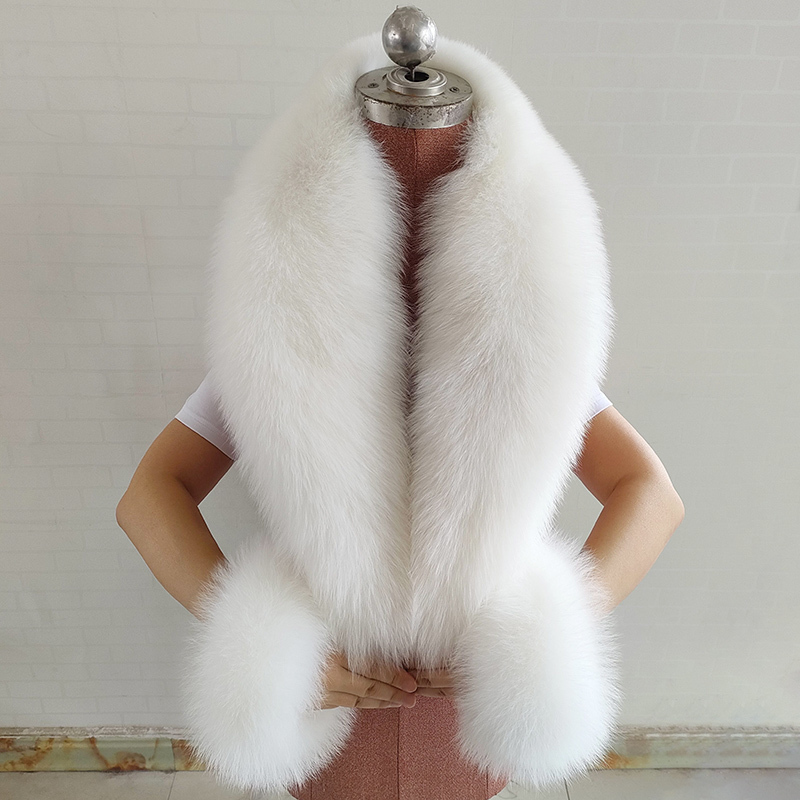 女性のためのキツネの毛皮の襟とパッチワークのセット,本物の高級ジャケット,首のスカーフ,暖かい,100% 天然の毛皮