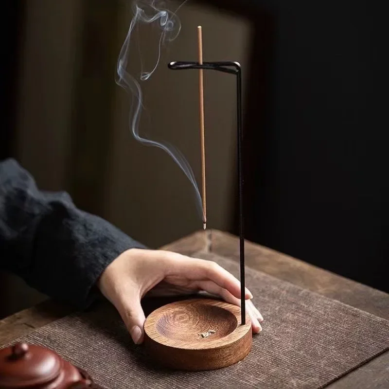 Creative Upside Down ธูป Burner ธูป Stick ผู้ถือไม้ธูปถาดเครื่องประดับห้องนอนบ้านโยคะงานฝีมือตกแต่ง