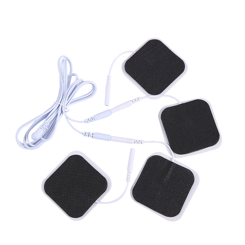 5*5 ซม.ผ้าไม่ทอ Self Adhesive Electrodes Pads TENS GEL Pad สําหรับนวดไฟฟ้าสติกเกอร์เปลี่ยน Patch Accessorie
