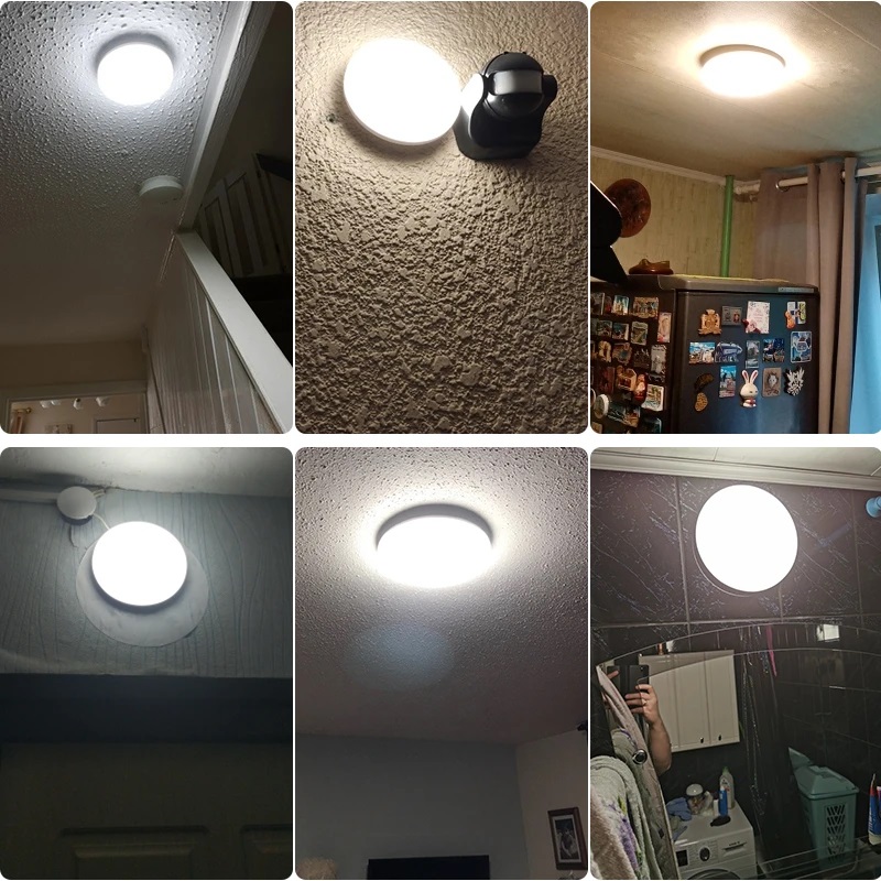 Plafonnier LED avec panneau lumineux, éclairage d'intérieur, luminaire de plafond, idéal pour une chambre à coucher, un salon ou une cuisine, 15/20/30/50W, 220V