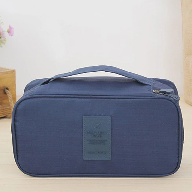 Bolsa de armazenamento de roupa íntima portátil simples, organizador leve à prova de poeira, recipiente de viagem multifuncional