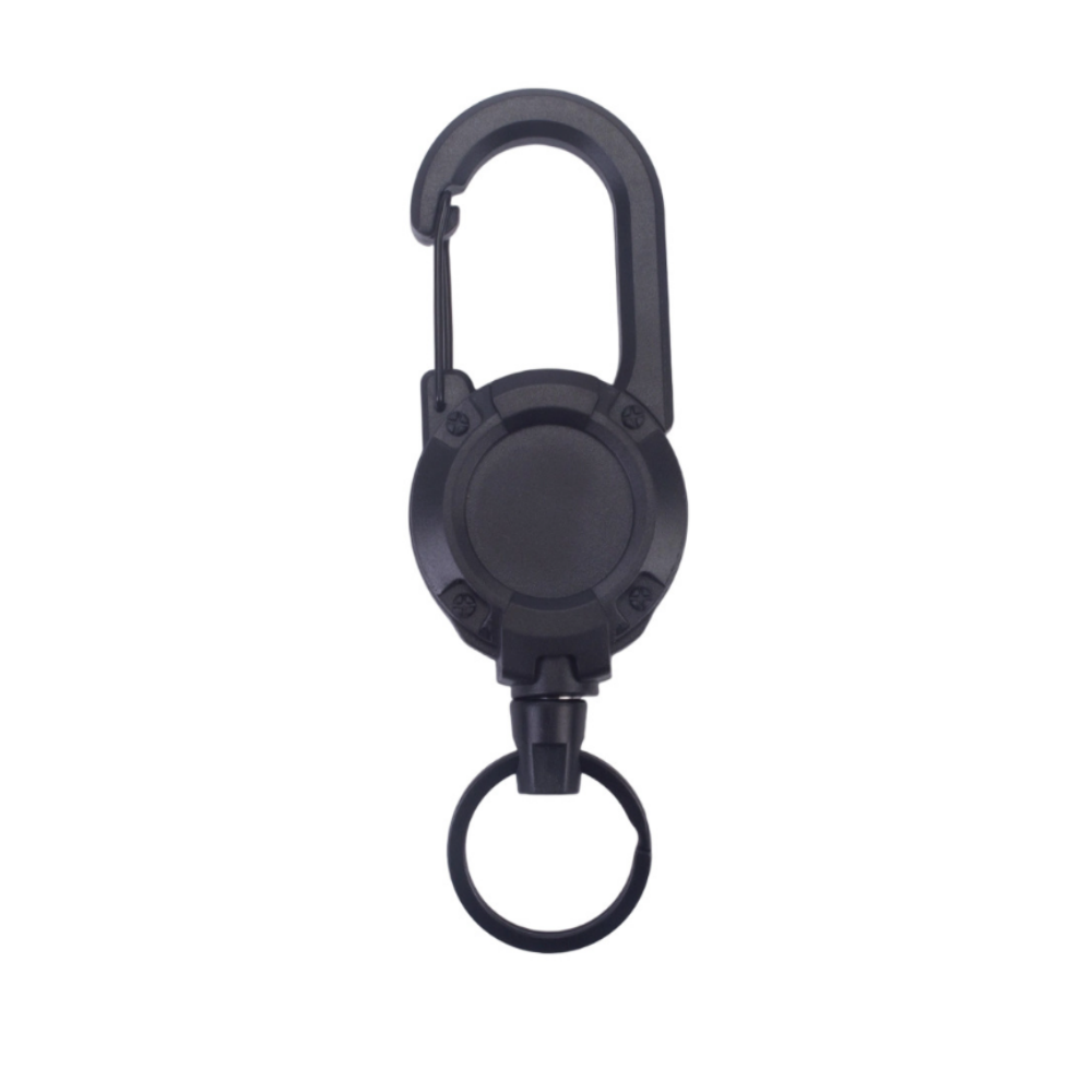 1/3Pcs Automatic Retractable Wire Rope Antitheft Easy-to-pull Buckle Rope Elastic Keychain Sporty Retractable Key Ring Anti Lost