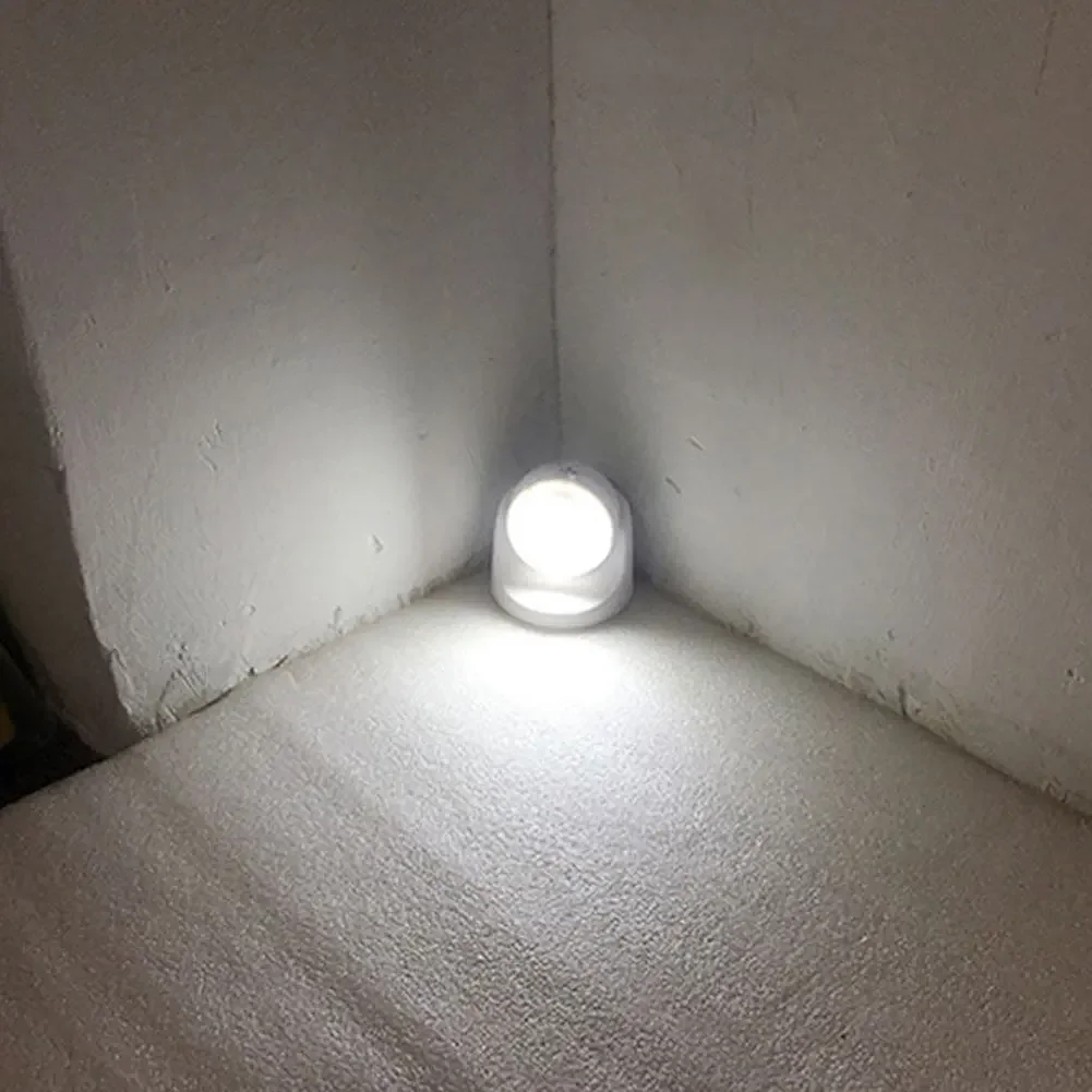 9 luces LED de noche de pared, lámpara con Sensor de movimiento PIR de rotación de 360 grados, Detector infrarrojo automático para interiores y exteriores