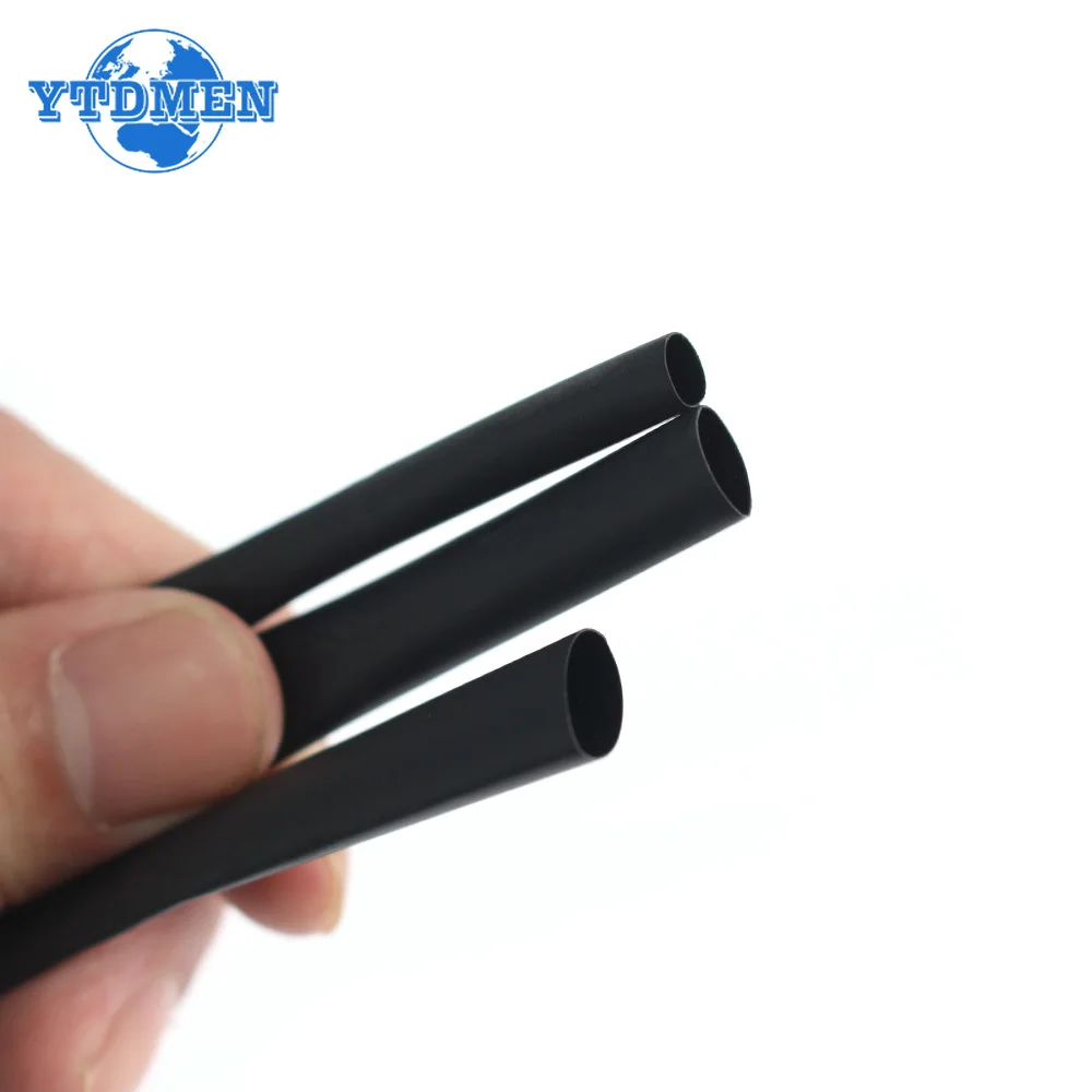 8 mt/satz 2:1 Schrumpfschlauch 8 Größen 1/2/3/4/5/6/7/8mm Durchmesser, Schrumpfschlauch Schlauch DIY Stecker Reparatur