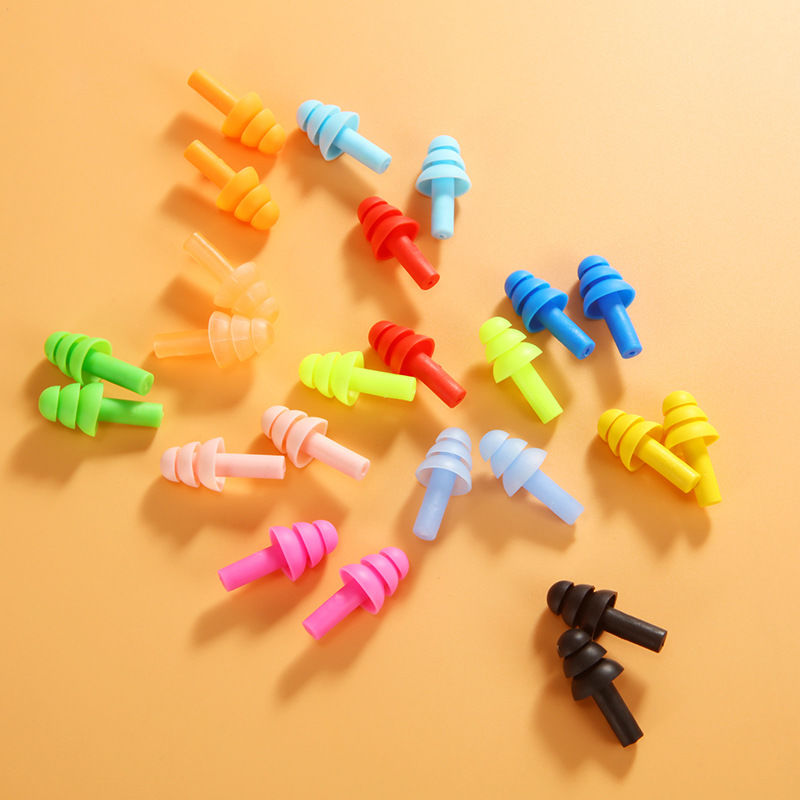 10 paia di tappi per le orecchie in silicone Isolamento acustico Protezione per le orecchie Anti rumore Russare Comodi tappi per le orecchie per dormire per la riduzione del rumore