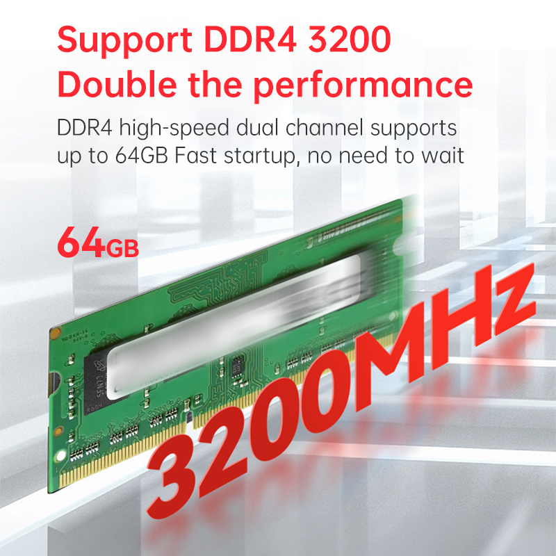 MOREFINE Mini Host M700S Loongson CPU 3A6000 Высокопроизводительный процессор для офиса и дома Микрокомпьютерный игровой ПК 16 ГБ DDR4 256 ГБ SSD