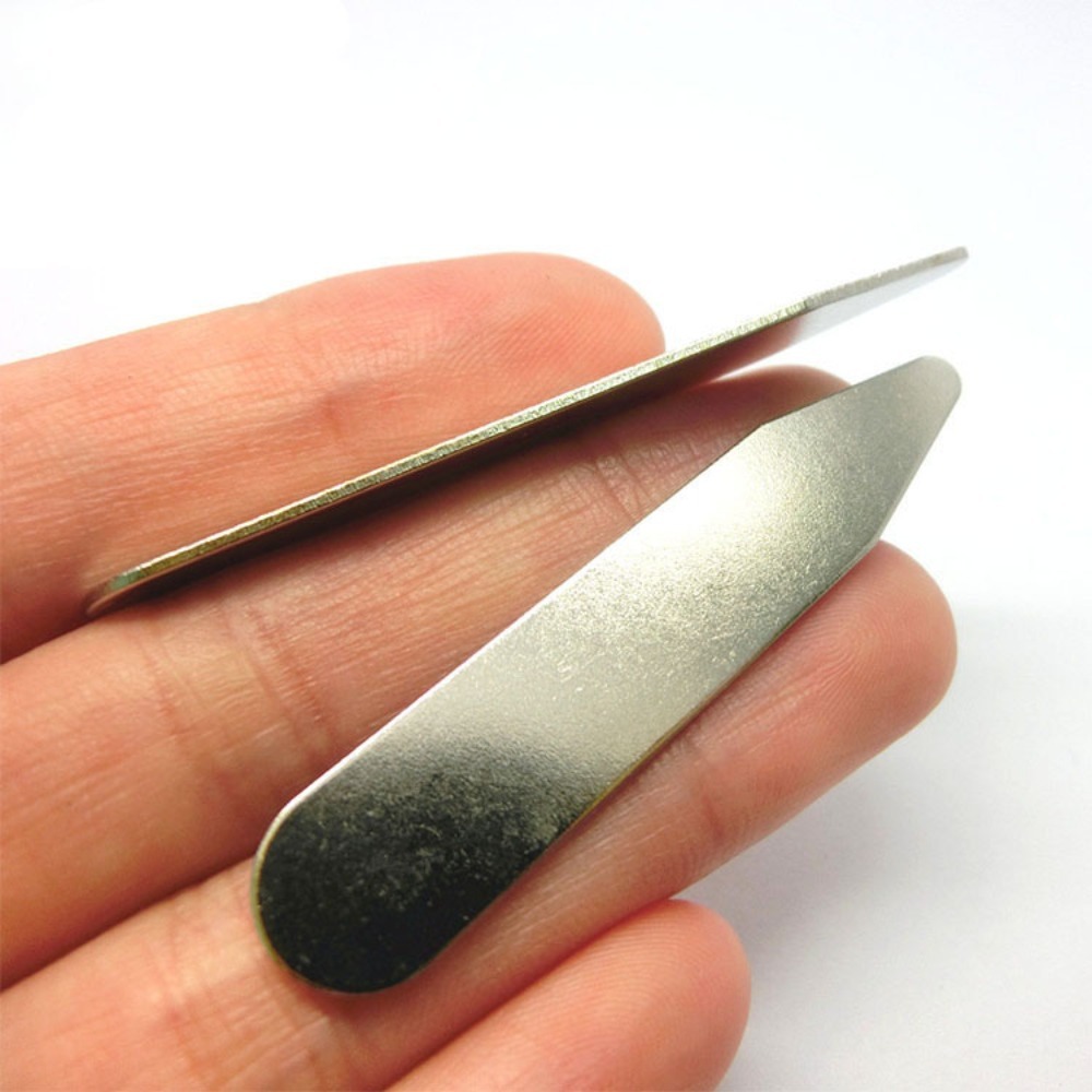 40 Stuks 2.0 "2.2" 2.5 "2.7" 3.0 "Rvs Shirts Kraag Blijft Botten Versteviger voor Heren Overhemd Business Party Sieraden