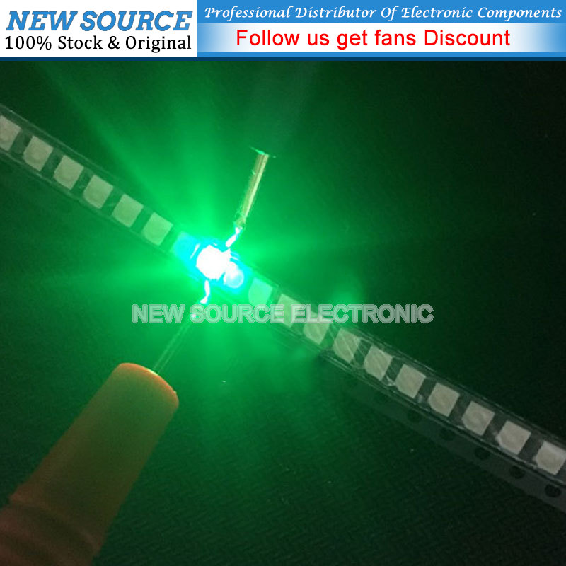 100 unids/lote diodos LED SMD 3528 1210 diodo SMD LED Diodo Kit verde rojo blanco cálido hielo azul amarillo rosa púrpura-UV naranja rgb
