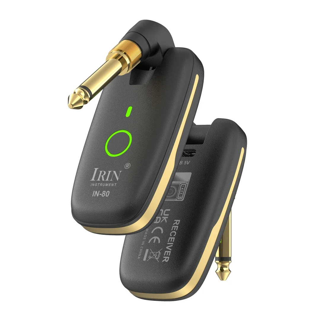 IRIN IN-80 Gitarre Wireless System Transceiver Audio Verstärker Drahtlose Gitarre Sender Empfänger für Gitarre Bass Zubehör