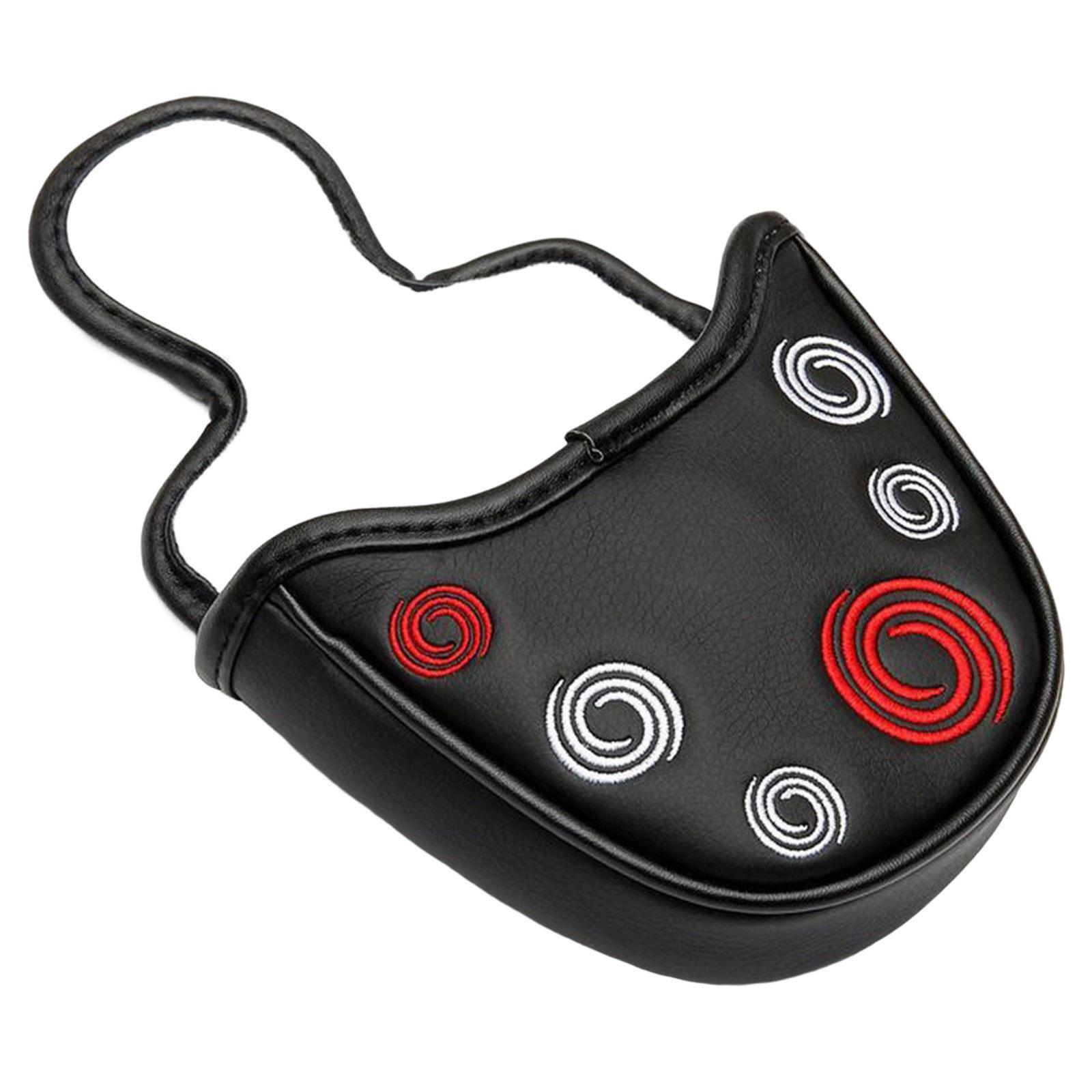 Mallet Putter Abdeckung Odyssey Pferd Eisen Abdeckung Set Magnetische Utility Head Cover Golf Liefert Verschluss Halbrunde Golf PU Headcover