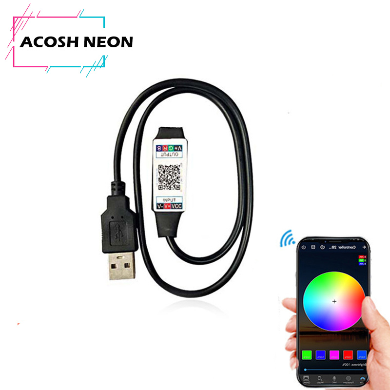 SMD 2835 5050 RGB 5 V 12 V 24 V USB LED RGB Controller Für USB LED Streifen Licht LED Streifen Controller Drahtlose Fernbedienung
