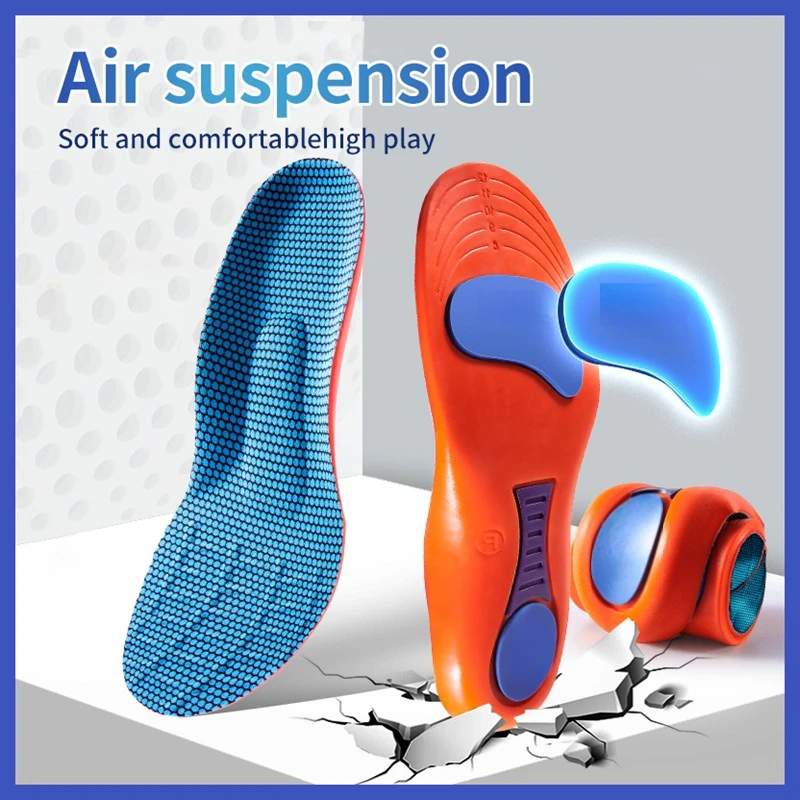 Plantillas ortopédicas para zapatos para hombre y mujer, plantilla de aire con soporte para arco para pies, cestas absorbentes de golpes, suela de zapato deportivo para correr
