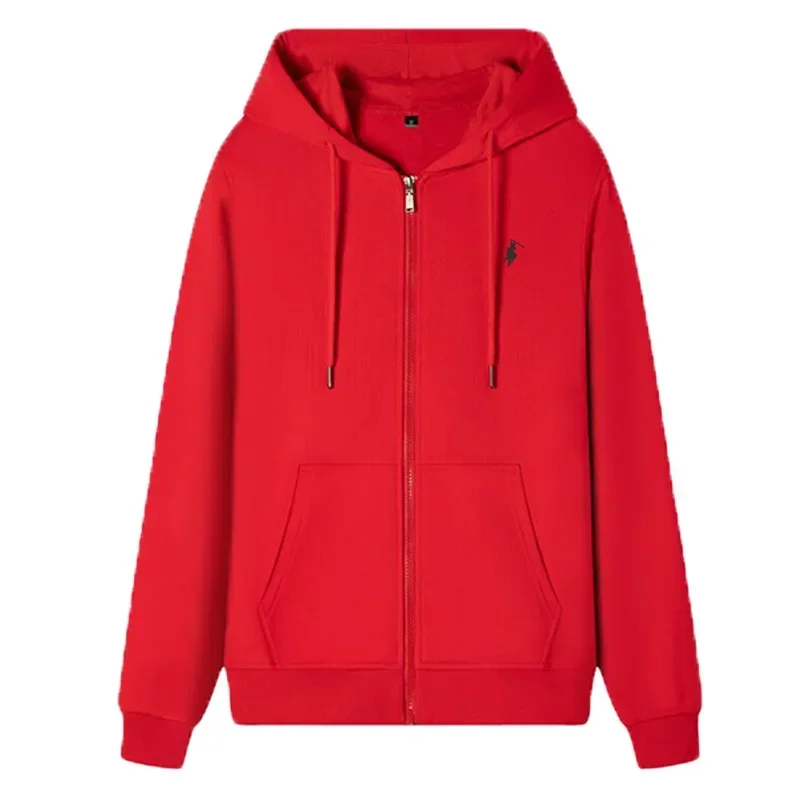 La nueva ropa deportiva informal de otoño e invierno para hombres, sudadera con capucha y sudadera cálida a la moda para correr al aire libre y fitness