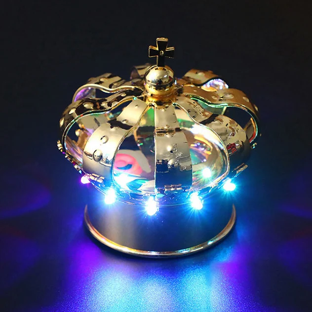 Led champagne crown horse racing flash creative bar wine stick luminous bottle strobe baton champagne sparkler