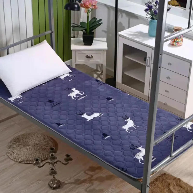 Dormitory Single Foldable Thick Mattress Tatami Mats  Comfortable And Breathable Soft Cushion