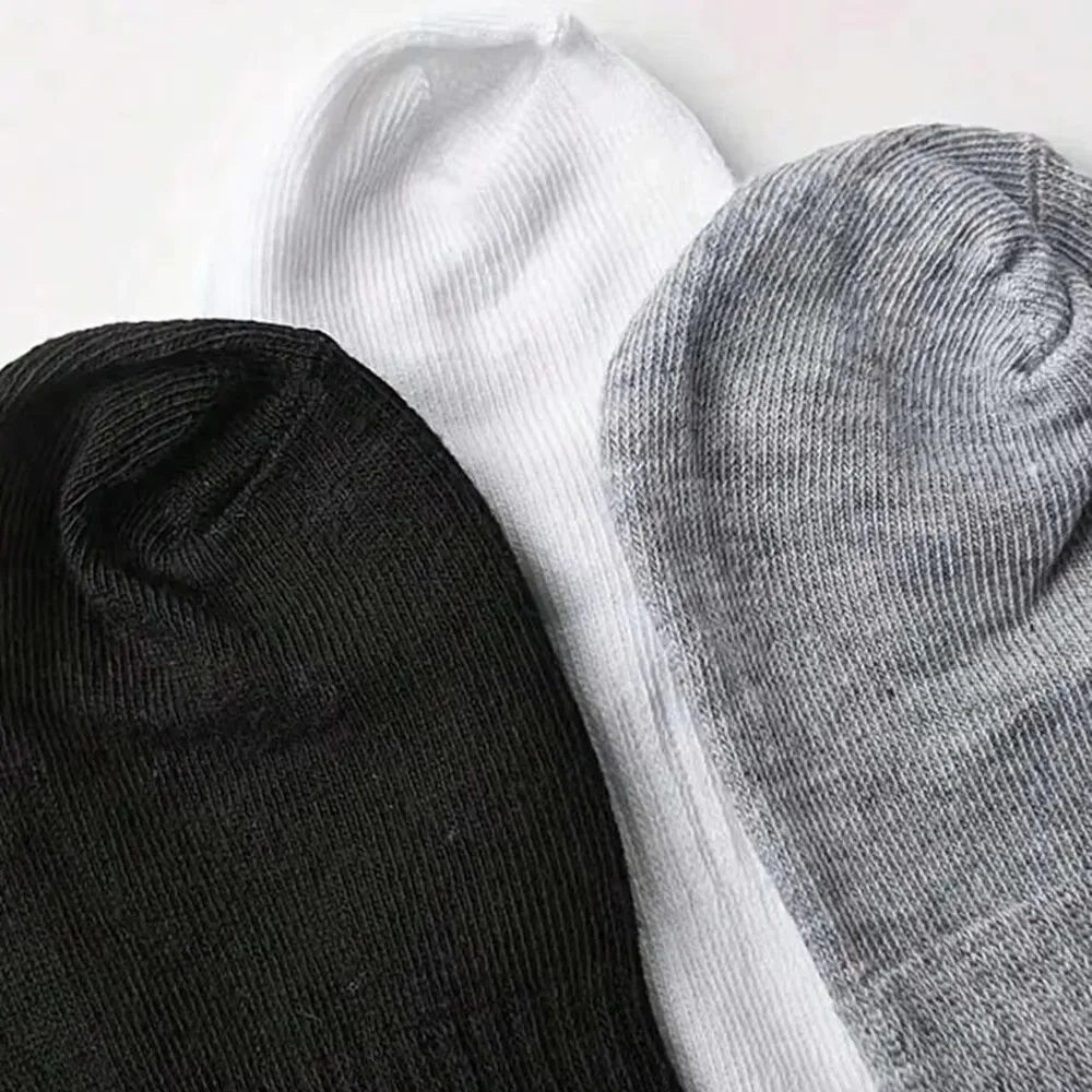 5 pares de meias esportivas masculinas de tubo baixo definir moda respirável e meias casuais bem combinadas para homens primavera e verão wear